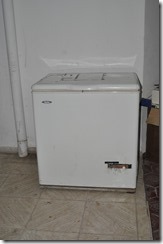 White freezer