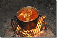 stew on a fire