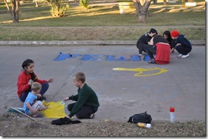 painting the road