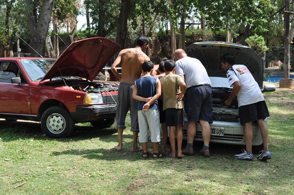 jump starting our car