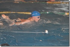 Joni swimming