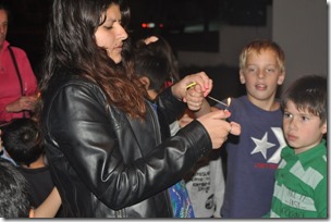 lighting sparklers