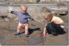 kids on beach