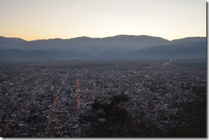 view over Salta