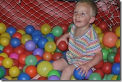 Danny in ball pool 