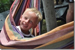 Joni in hammock