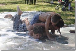 washing up liquid wrestling