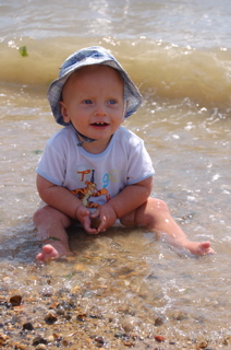 Joni at Southend beach