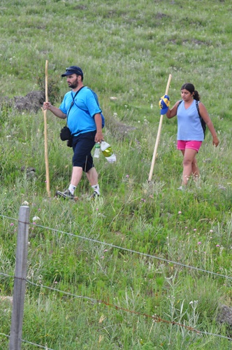 People hiking