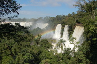 Falls with Rainbow