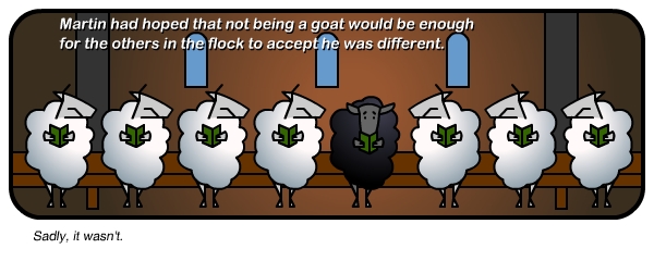 black sheep cartoon