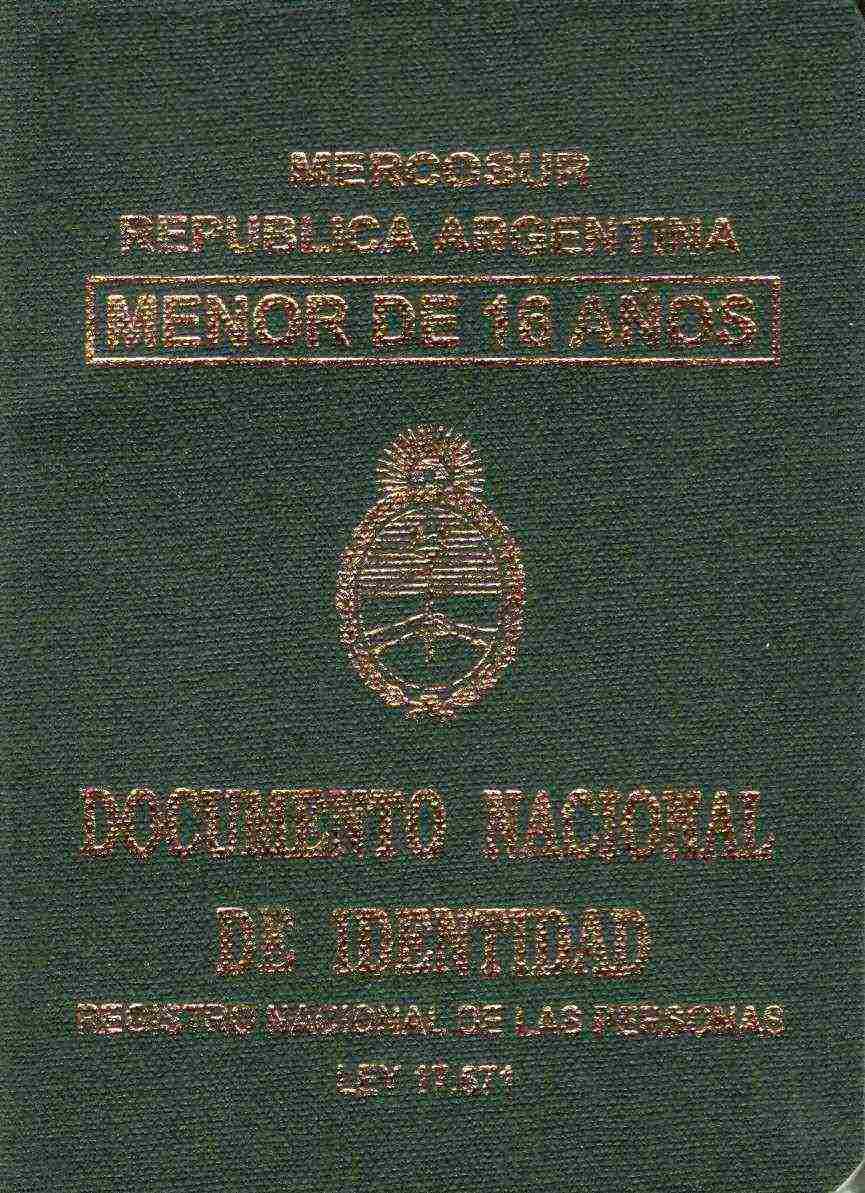 Argentinian Identity Document