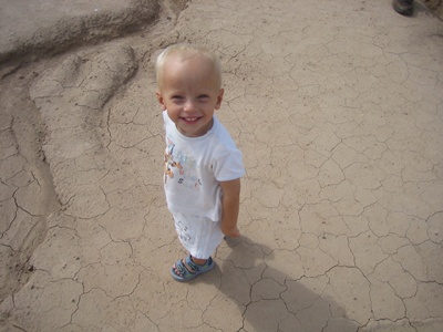 Joni on the beach