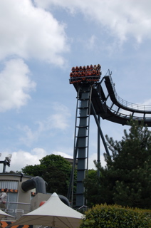 Martin and Nathan at Alton Towers