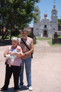 With Ana and Oscar at Santa Catalina